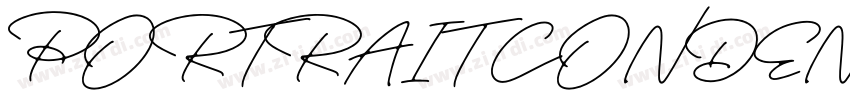 PORTRAIT CONDENSED字体转换